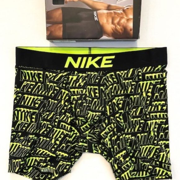 Nike  Essential Micro Boxer Brief Black / Green - Picture 2 of 3